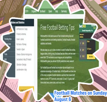 All football results yesterday