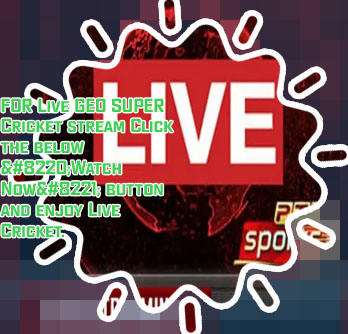 Geo sports live